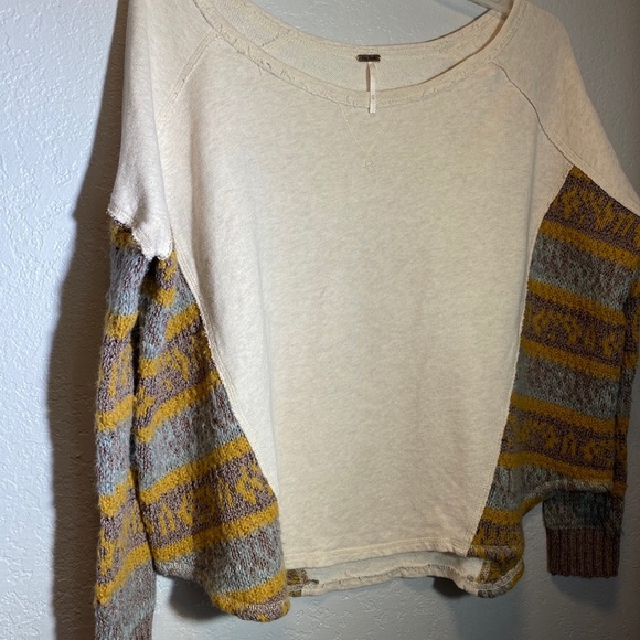 Free People Womens Sweater Sz XS oversized - Picture 1 of 6